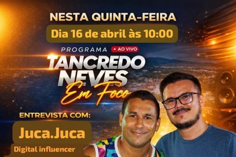 Programa “Tancredo Neves em Foco” estreia com grande sucesso de audiência